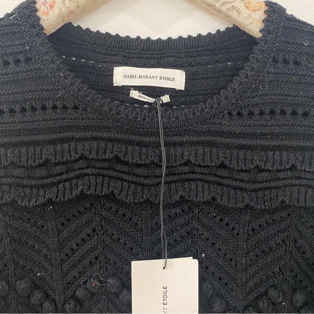 Isabel Marant Etoile knit 3/4 sleeve top sweater - Picture 3 of 14